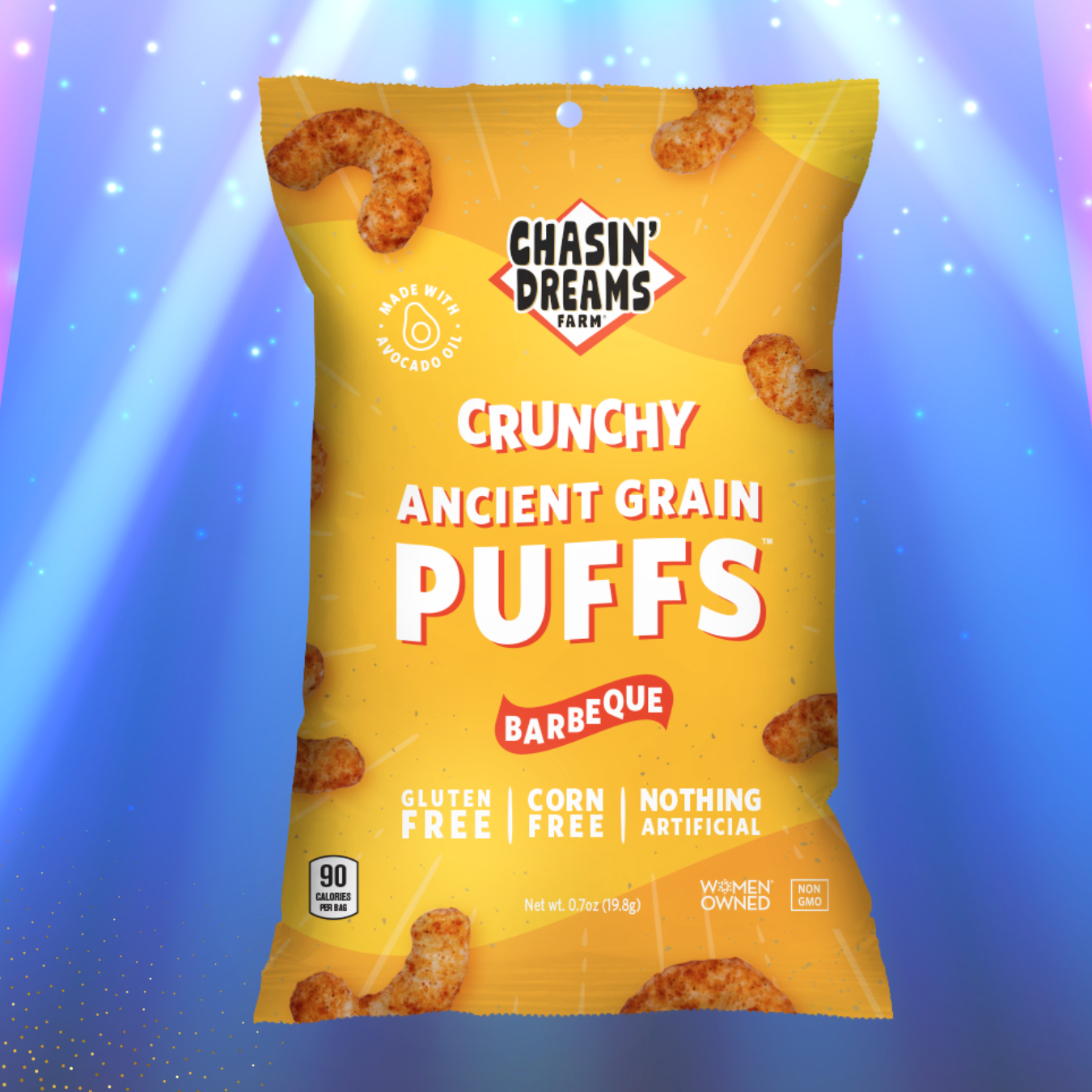 Crunchy Ancient Grain Ultimate Variety Puff Pack Chasin' Dreams Farm